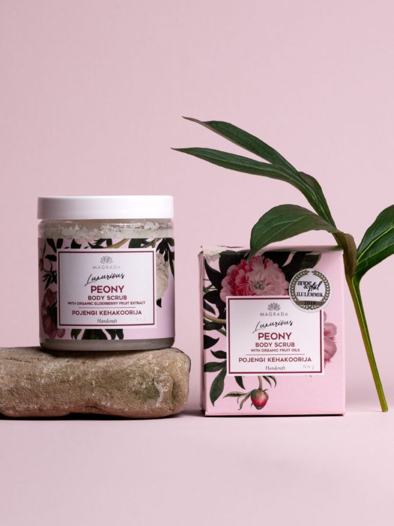 "Magrada Organic Cosmetics" Vartalonkuorinta – Välimeren Merisuola & Hedelmäöljyt – Luonnollinen & Vegaaninen