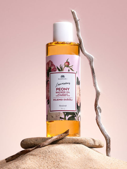 Magrada Pioni Suihkuöljy – Luonnollinen hemmotteluhetki (200 ml)